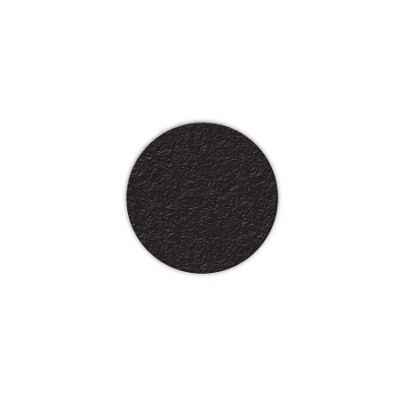 Floor Marking Small Circle Shape, Black, 3" dia, 25ct
