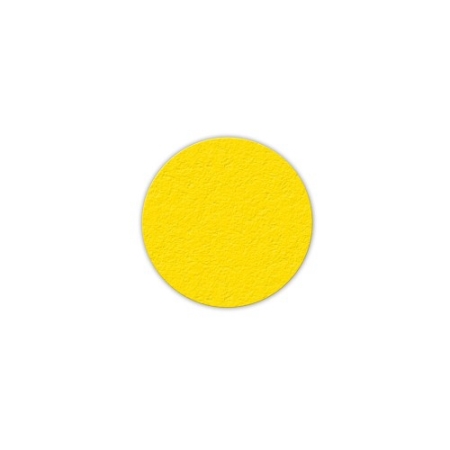 Floor Marking Small Circle Shape Yellow 3" dia 25ct