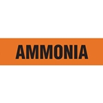 Pipe Markers On A Roll, Ammonia