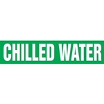 Pipe Markers On A Roll, Chilled Water