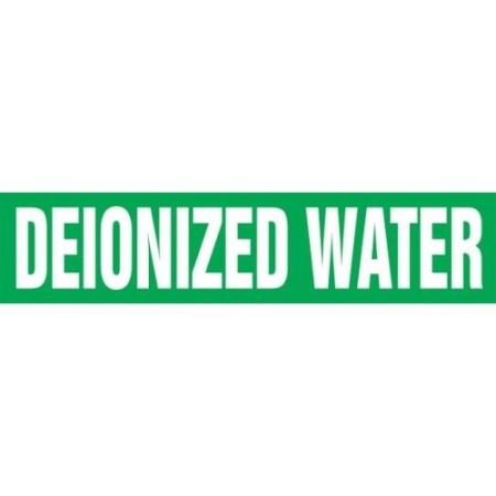 Pipe Markers On A Roll, Deionized Water