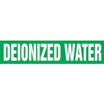 Pipe Markers On A Roll, Deionized Water 2" x 9"