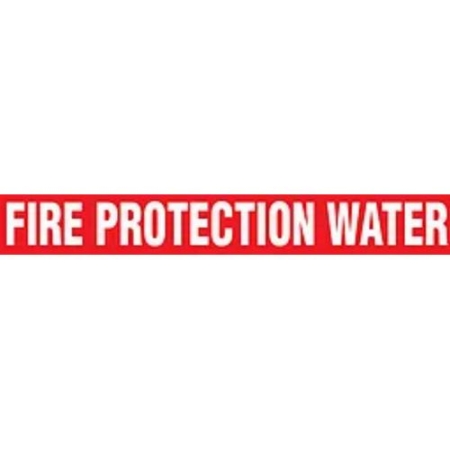 Pipe Markers On A Roll, Fire Protection Water