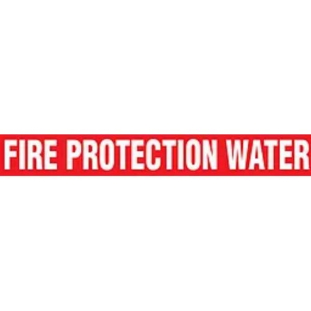 Pipe Markers On A Roll, Fire Sprinkler Water 2" x 9"