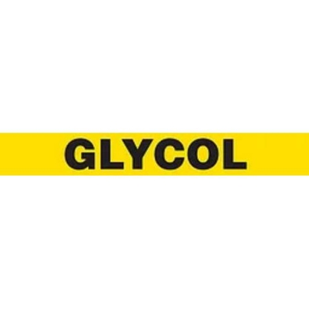 Pipe Markers On A Roll, Glycol