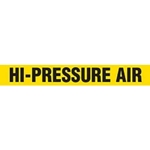 Pipe Markers On A Roll, High Pressure Air