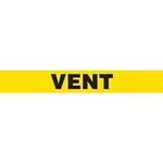Pipe Markers On A Roll, Vent