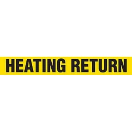 Pipe Markers On A Roll, Heating Return