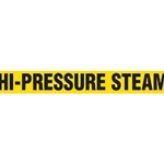 Pipe Markers On A Roll, High Pressure Steam