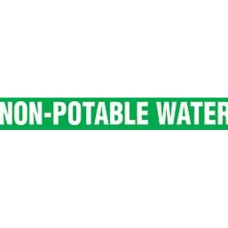 Pipe Markers On A Roll Non-Potable Water 2" x 9"