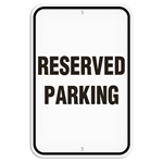 Parking Lot Sign, Reserved Parking