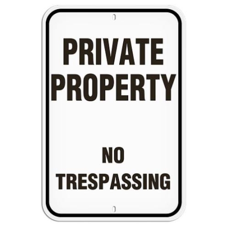 Private Property Sign