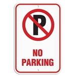 Parking Lot Sign, No-Parking