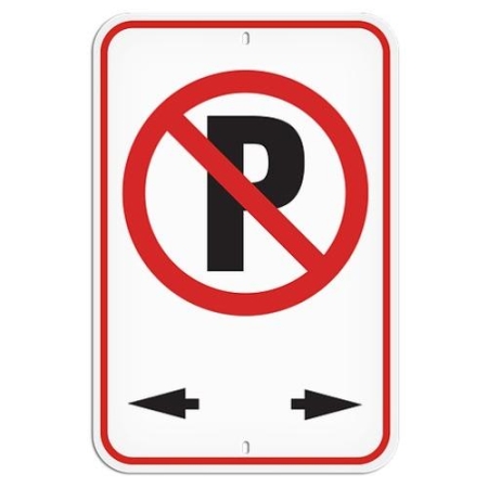 Parking Lot Sign, No Parking