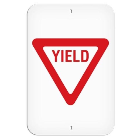 Parking Lot Sign Yield