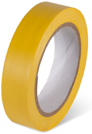Aisle Marking Tape, Yellow, 1" x 108'