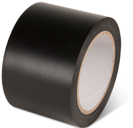 Aisle Marking Tape, Black, 3" x 108'