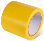 Aisle Marking Tape, Yellow, 4
