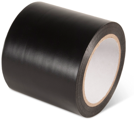 Aisle Marking Tape, Black, 4" x 108'