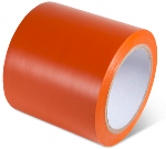 Aisle Marking Tape, Orange, 4" x 108'