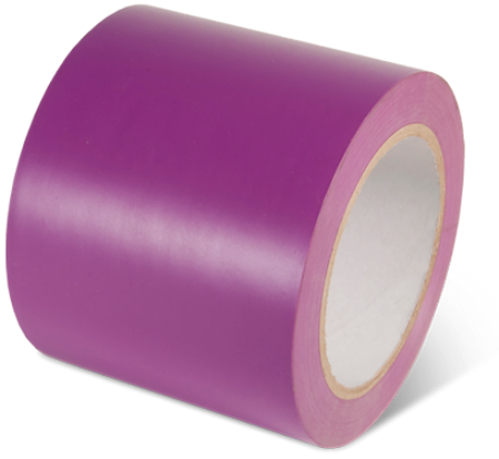 Aisle Marking Tape, Purple, 4" x 108'