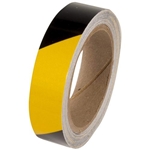 Retroreflective Tape Yellow Black 1" x 150'