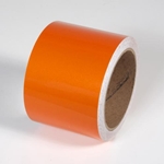Retroreflective Tape, Orange, 3" x 150'