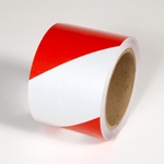 Retroreflective Tape Red White 4" x 30'