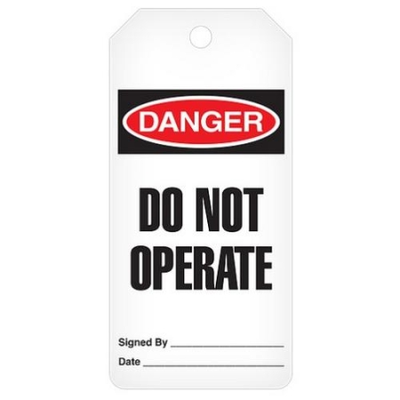 Safety Tags On-A-Roll Danger Do Not Operate