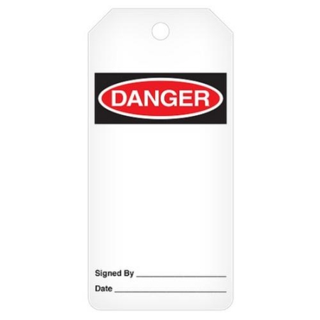 Safety Tags On-A-Roll Danger Blank