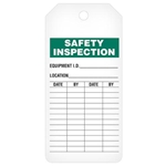 Safety Tags On-A-Roll, Inspection Safety Inspection