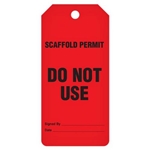 Safety Tags On-A-Roll, Inspection Scaffold Do Not Use