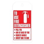 Safety Tags On-A-Roll Inspection Fire Extinguisher Inspection Record