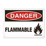 OSHA Safety Sign Danger Flammable