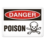 OSHA Safety Sign Danger Poison