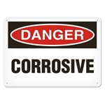 OSHA Safety Sign Danger Corrosive