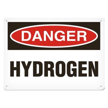 OSHA Safety Sign Danger Hydrogen