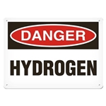 OSHA Safety Sign Danger Hydrogen