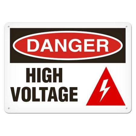 OSHA Safety Sign Danger High Voltage