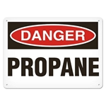 OSHA Safety Sign, Danger Propane
