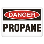 OSHA Safety Sign Danger Propane