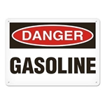 OSHA Safety Sign, Danger Gasoline