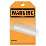 Self Laminating Safety Tags Warning