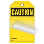 Self Laminating Safety Tags Caution