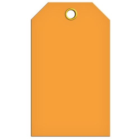 Self Laminating Safety Tags, Orange