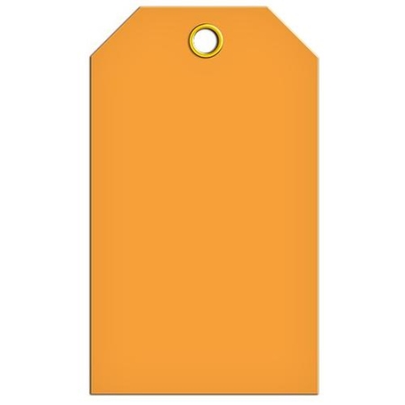 Self Laminating Safety Tags Orange