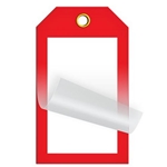 Self Laminating Safety Tags Red