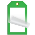 Self Laminating Safety Tags Green