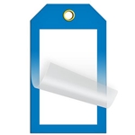 Self Laminating Safety Tags Blue