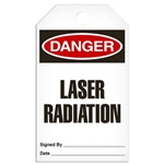 Safety Tag, Danger Laser Radiation